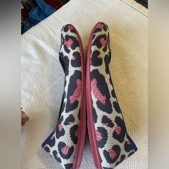 ROTHY’S | Red Cat Animal Print Flats Size 9 - Picture 8 of 11